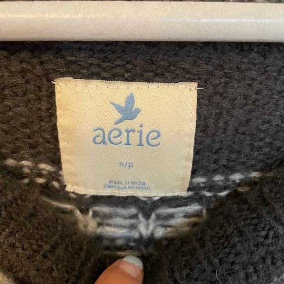 Aerie Oversized Fair Isle Sweater - Size Small - Picture 3 of 4